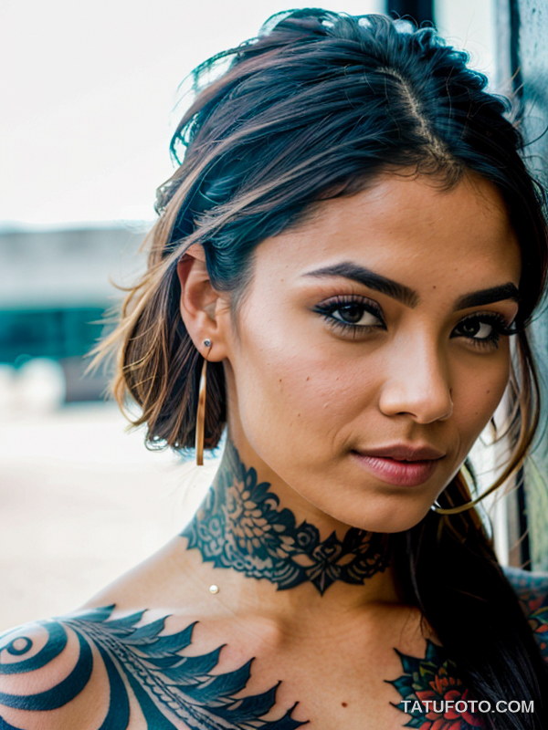 Тату стюардесс - Tattoos of stewardesses and flight attendants - 032 - tatufoto.com 06112024