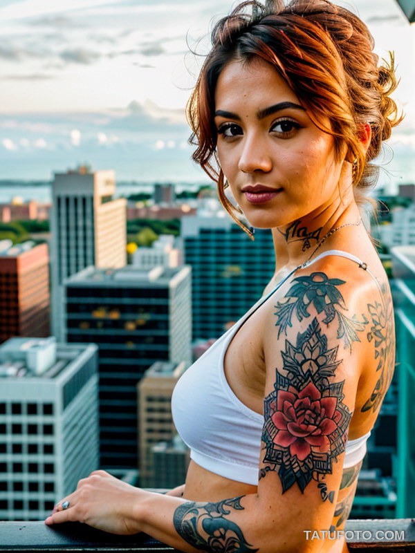 Тату стюардесс - Tattoos of stewardesses and flight attendants - 079 - tatufoto.com 06112024