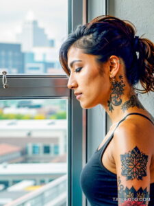 Тату стюардесс - Tattoos of stewardesses and flight attendants - 102 - tatufoto.com 06112024
