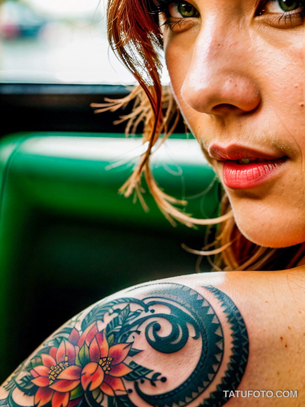 Тату стюардесс - Tattoos of stewardesses and flight attendants - 118 - tatufoto.com 06112024