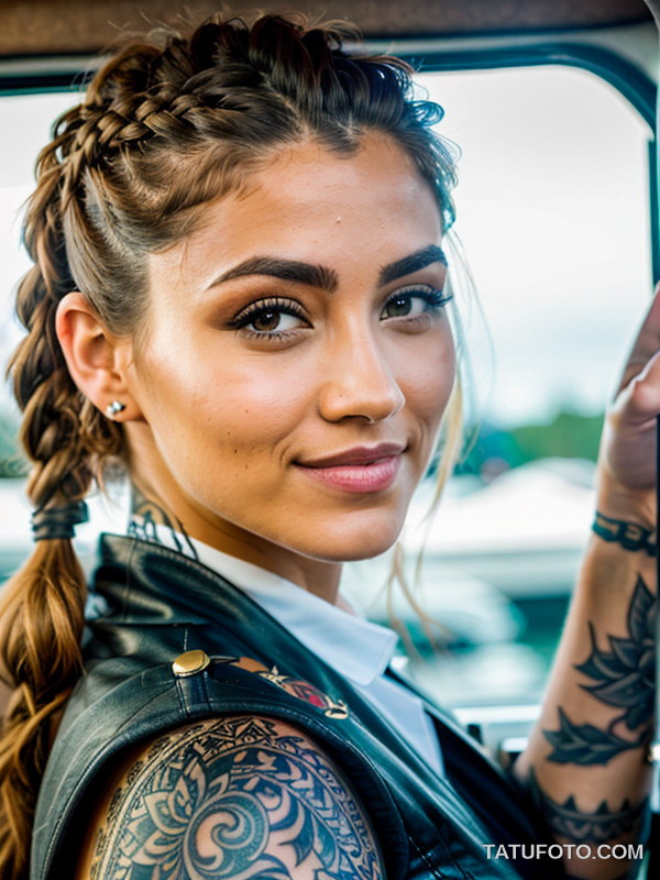 Тату стюардесс - Tattoos of stewardesses and flight attendants - 128 - tatufoto.com 06112024