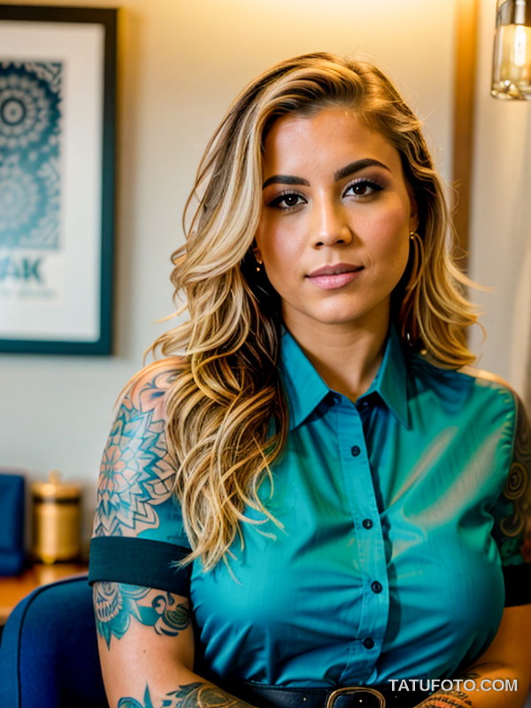 Тату стюардесс - Tattoos of stewardesses and flight attendants - 175 - tatufoto.com 06112024