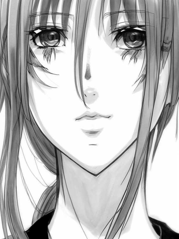 Эскиз тату аниме - Sketch tattoo anime redraw tattoo sketches on a white sheet into a Japanese-style Anime tattoo sketch, with traditional brush stroke effect, bold li tatufoto.com 386
