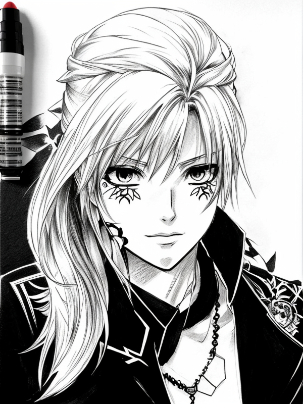 Эскиз тату аниме - Sketch tattoo anime redraw tattoo sketches on a white sheet into a highly detailed Anime tattoo sketch, with intricate lines, bold outlines, deep sh tatufoto.com 346