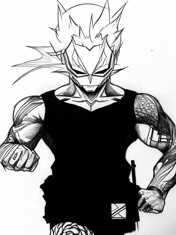 Эскиз тату аниме - Sketch tattoo anime redraw tattoo sketches on a white sheet into a modern minimalist Anime tattoo sketch, using only black ink with simple lines, sh tatufoto.com 045