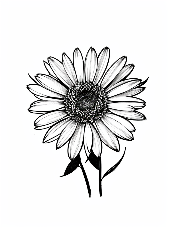 Эскизы татуировки Астра - Astra Tattoo Sketches redraw tattoo sketches on a white sheet into a bold and graphic aster tattoo sketch, with thick black lines, high contrast shadi tatufoto.com 365