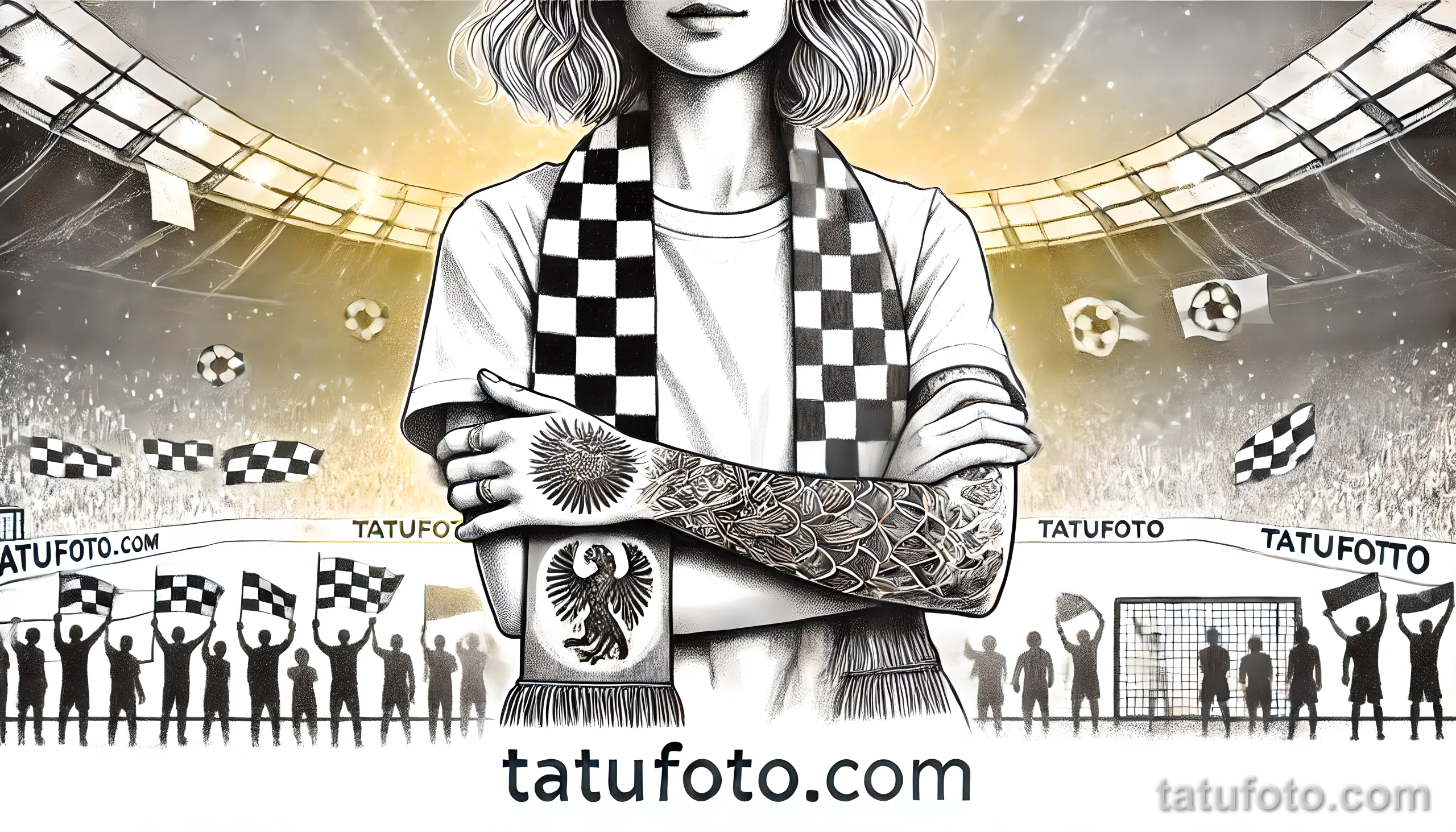 Почему молодые девушки-фанатки футбола выбирают татуировки - 2025 tatufoto.com 111