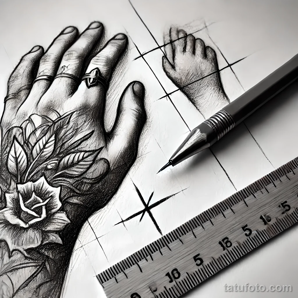 Как выбрать идеальный размер и форму татуировки - 2025 - tatufoto.com 7