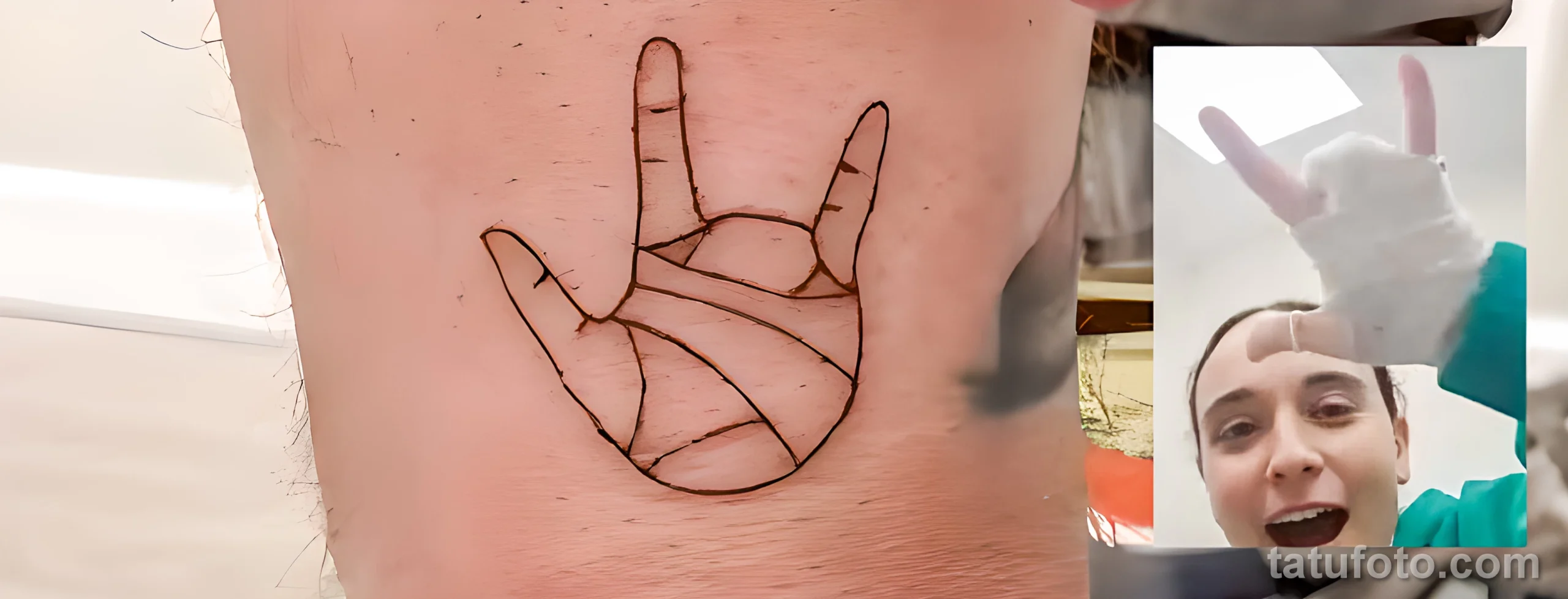 Как жест Эмили Дамари стал символом стойкости через тату №09 - tatufoto.com