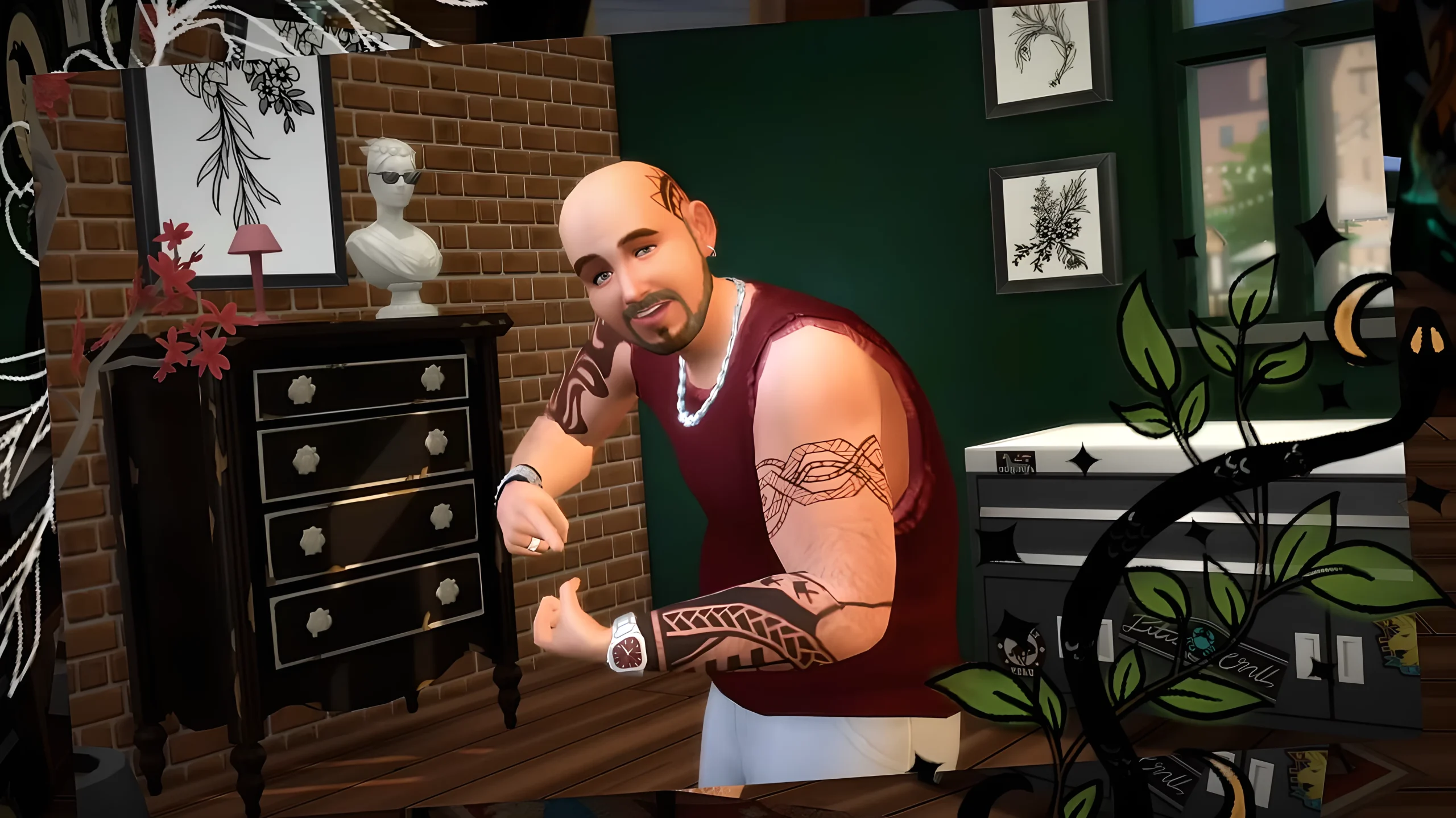 The Sims 4 - в новом дополнении появится карьера тату-мастера №02 - tatufoto.com