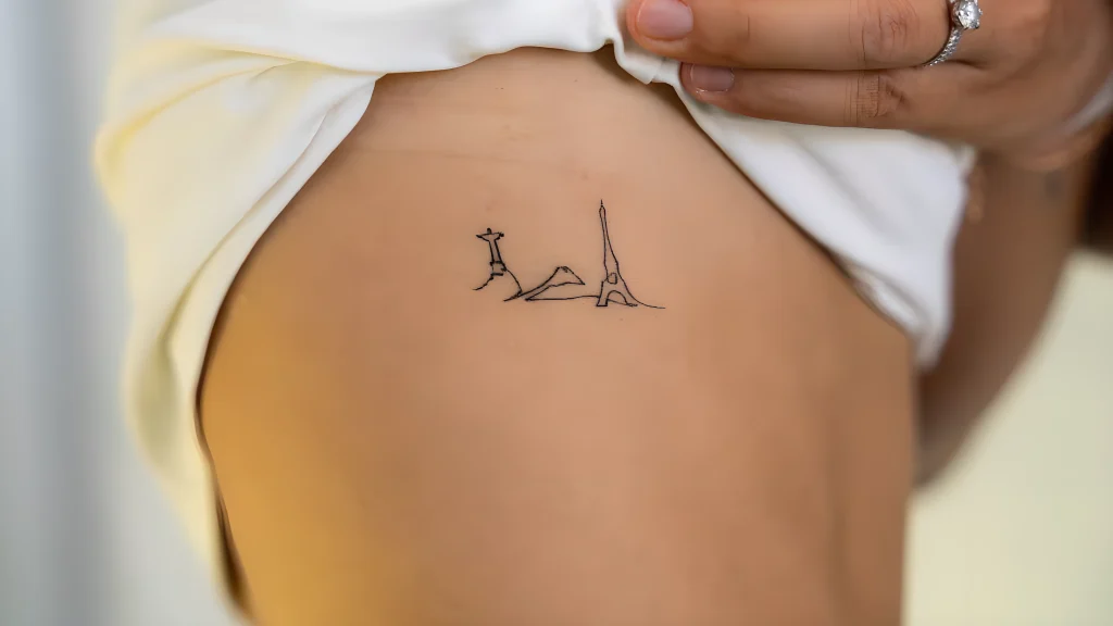 Олимпийская татуировка Лидии Ко 2025 №01 - tatufoto.com