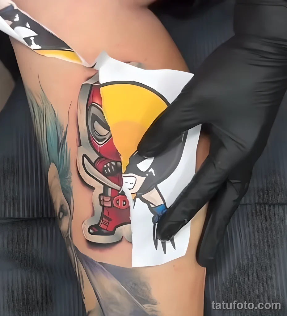 Тату-наклейки - мастер из Канады создает тату как наклейки №06 - tatufoto.com