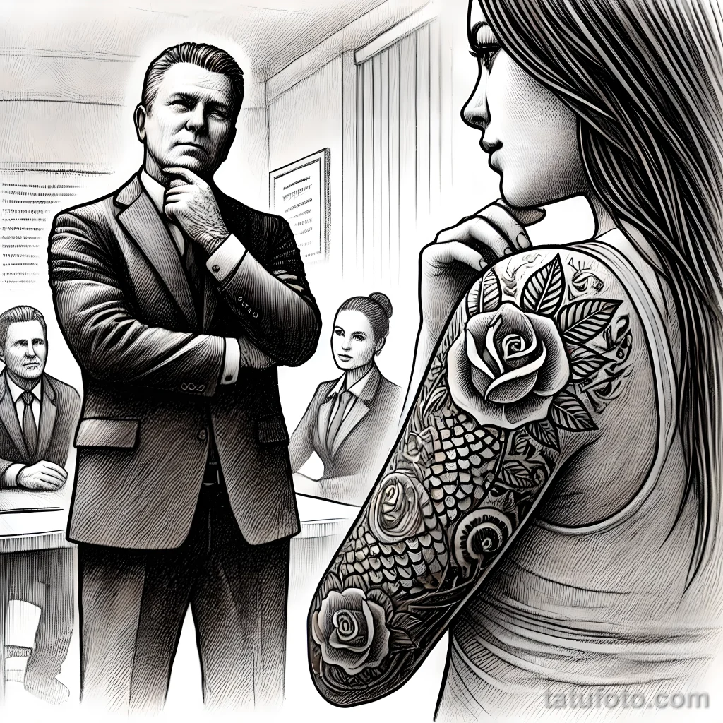 Татуировка и карьера - фото для статьи - 2025 №02 - tatufoto.com