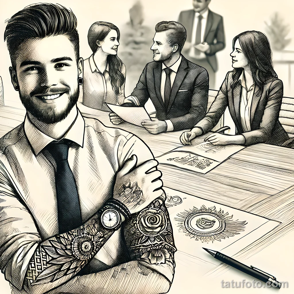 Татуировка и карьера - фото для статьи - 2025 №12 - tatufoto.com