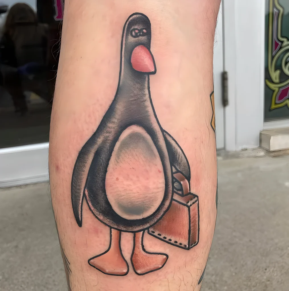 Татуировки с Фезерсом Макгроу из Уоллеса и Громита №06 - tatufoto.com