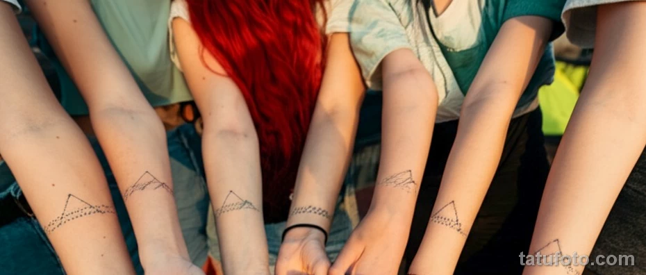 Групповые татуировки — лучшие идеи и как не пожалеть о набито - 16 - фото tatufoto.com
