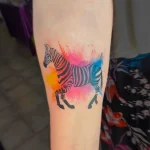 Значение татуировки зебра - пример тату зебра на фото - 110 - фото tatufoto.com