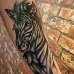 Значение татуировки зебра - пример тату зебра на фото - 143 - фото tatufoto.com