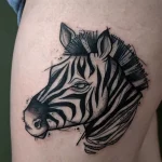 Значение татуировки зебра - пример тату зебра на фото - 159 - фото tatufoto.com