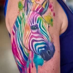 Значение татуировки зебра - пример тату зебра на фото - 46 - фото tatufoto.com