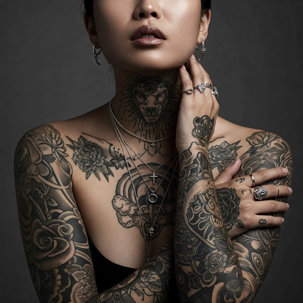 Как сочетать татуировки и украшения 2025 - 01 - фото tatufoto.com