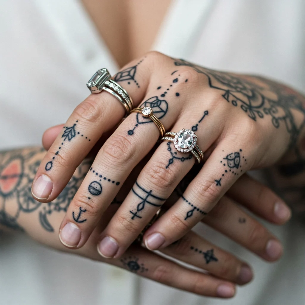 Как сочетать татуировки и украшения 2025 - 07 - фото tatufoto.com