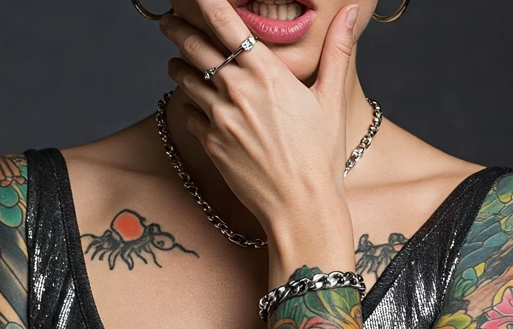 Wie man Tattoos und Schmuck kombiniert: Stilvolle Tipps, Ideen und perfekte Harmonie