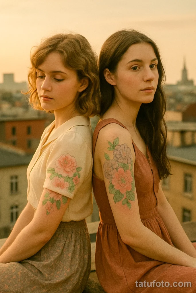 Парные тату с друзьями — идеи, смысл, стоит ли делать 2025 - 02 - фото tatufoto.com