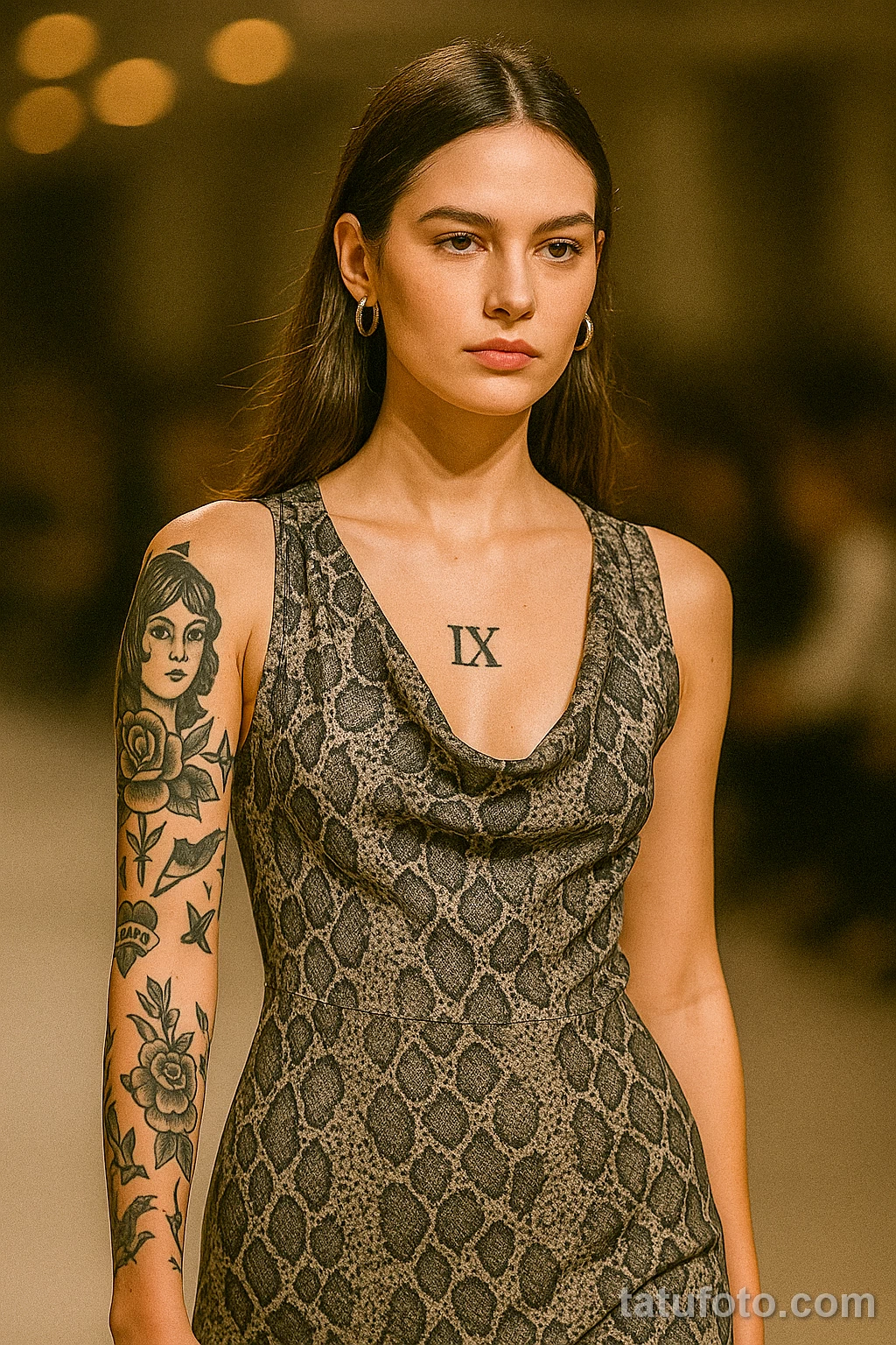 Тату на подиуме- как мода заимствует у тату-культуры 2025- 08 - фото tatufoto.com