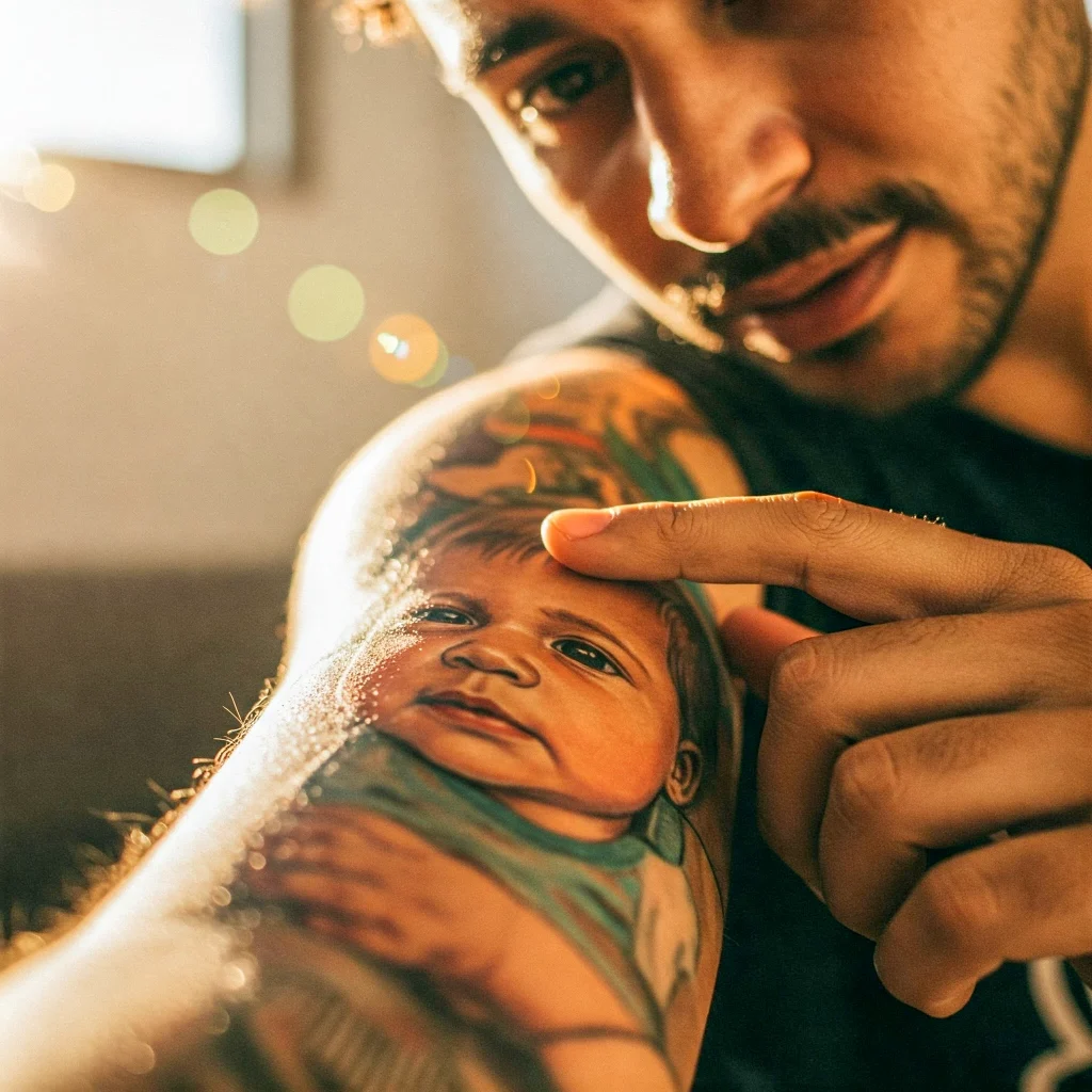 Татуировки в честь детей- память, любовь и немного боли - 11 - фото tatufoto.com