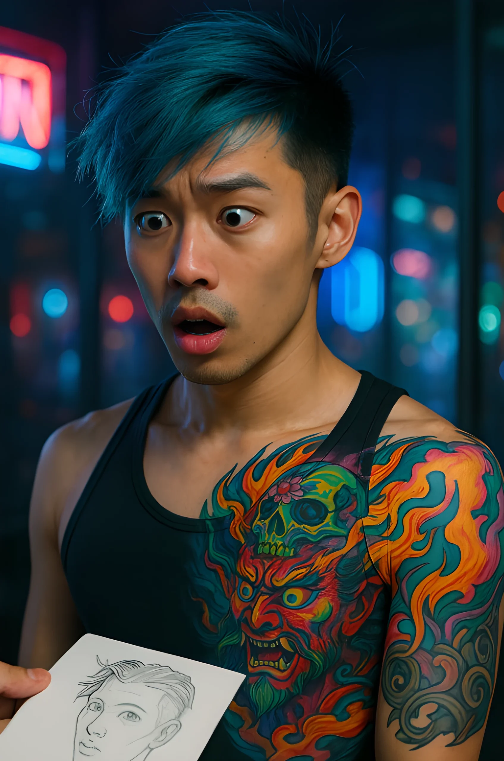 Что делать, если тату получилась слишком тёмной или яркой - 07 - фото tatufoto.com