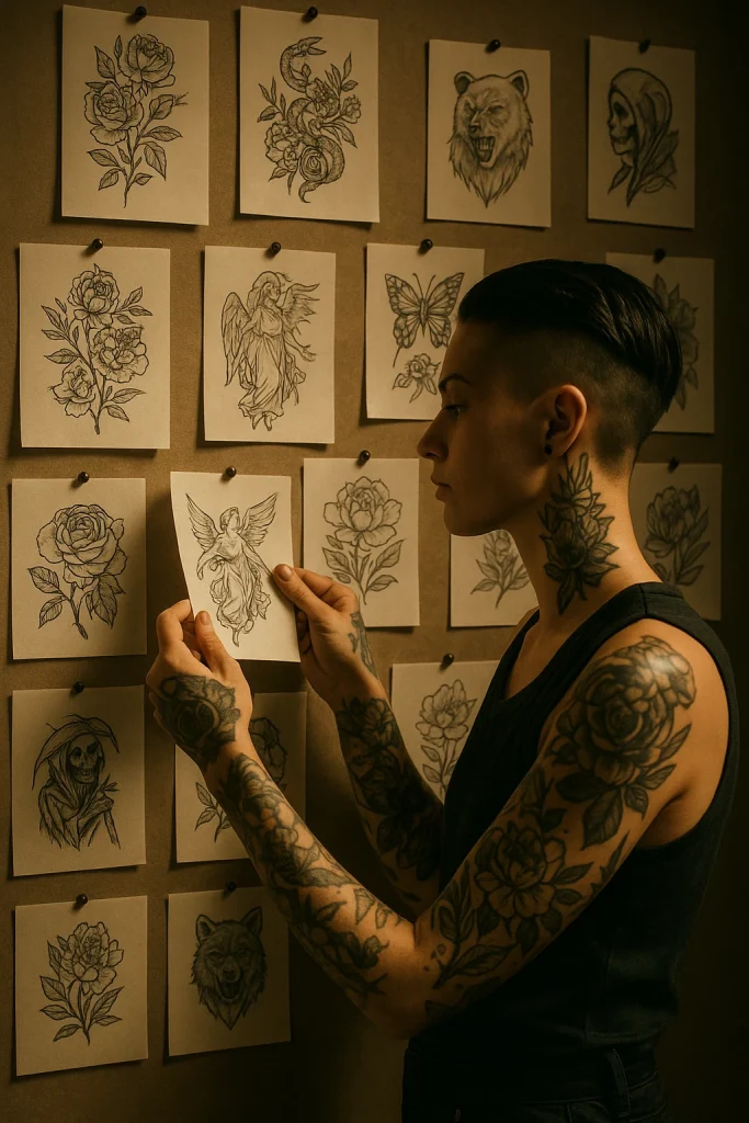 Tattoo Design Selection №003 Бесплатный сервис генерации тату-эскизов от tatufoto.com