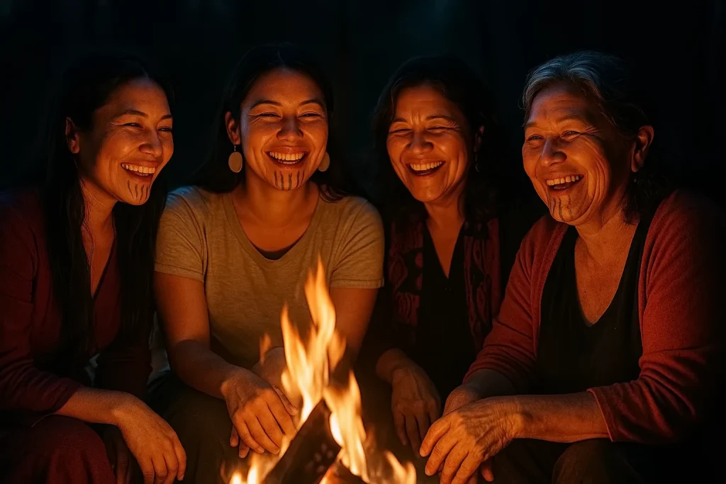 Индейские женщины возвращают традиционные татуировки №01 - фото tatufoto.com