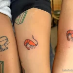 Татуировка с креветкой ко Дню креветок – 10 мая №11 - фото tatufoto.com