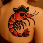 Татуировка с креветкой ко Дню креветок – 10 мая №46 - фото tatufoto.com