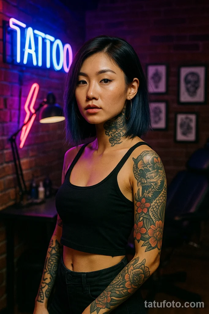 Татуировки и интерьер- как оформить пространство в стиле тату №02 - фото tatufoto.com