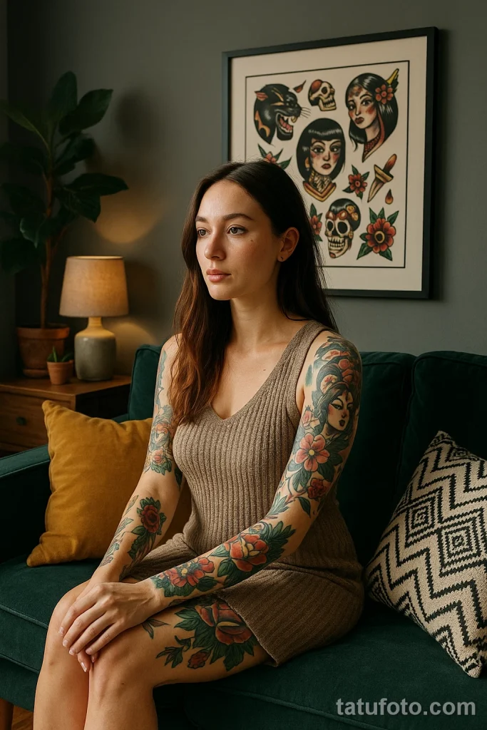 Татуировки и интерьер- как оформить пространство в стиле тату №03 - фото tatufoto.com