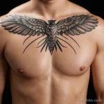 A photorealistic shot of a tattoo healing instantly thanks to advanced nanite technology, _1 2025 №103 - фото tatufoto.com