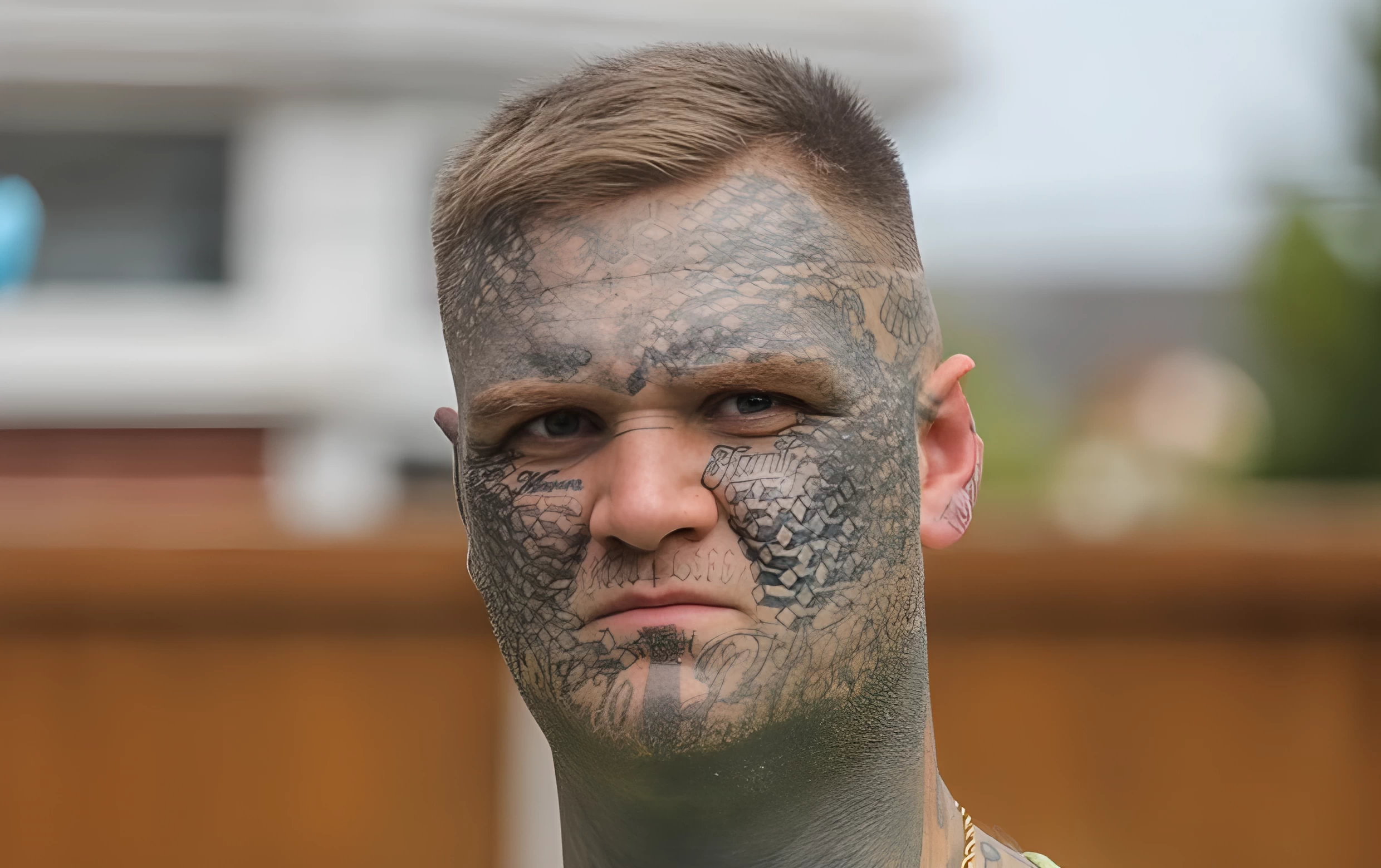 Британский турист с тату на лице выдворен из Дубая- подробнос №01 - фото tatufoto.com