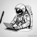 Вариант эскиза тату для айтишника №36 - фото tatufoto.com