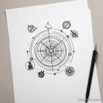 Вариант эскиза тату для айтишника №52 - фото tatufoto.com