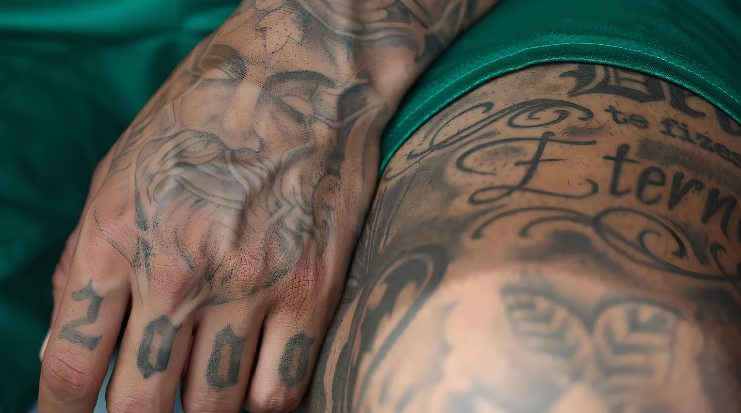 фанат Young Thug перепутал слова и сделал тату с ошибкой №01 - фото tatufoto.com