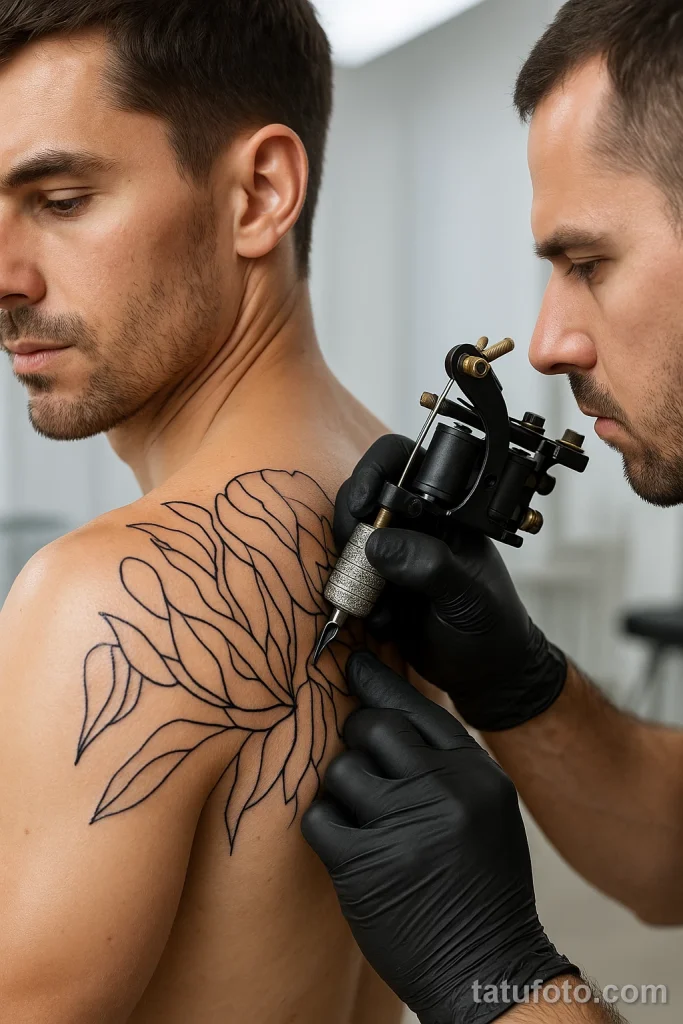 Зачем тату-мастеру несколько машинок- контур, тени и пок 2025 №06 - фото tatufoto.com
