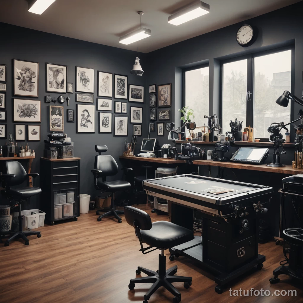 Зачем тату-мастеру несколько машинок- контур, тени и пок 2025 №07 - фото tatufoto.com