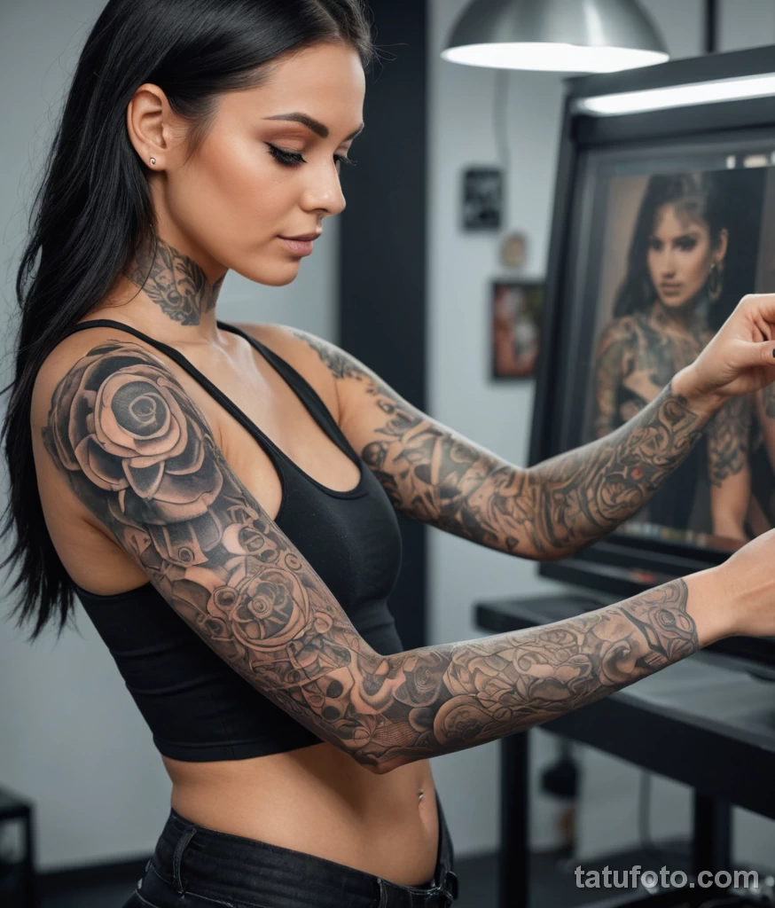 Зачем тату-мастеру несколько машинок- контур, тени и пок 2025 №08 - фото tatufoto.com