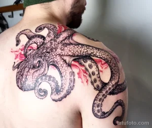 Значение тату Кракен - фото рисунка готовой тату2025 №23 - tatufoto.com