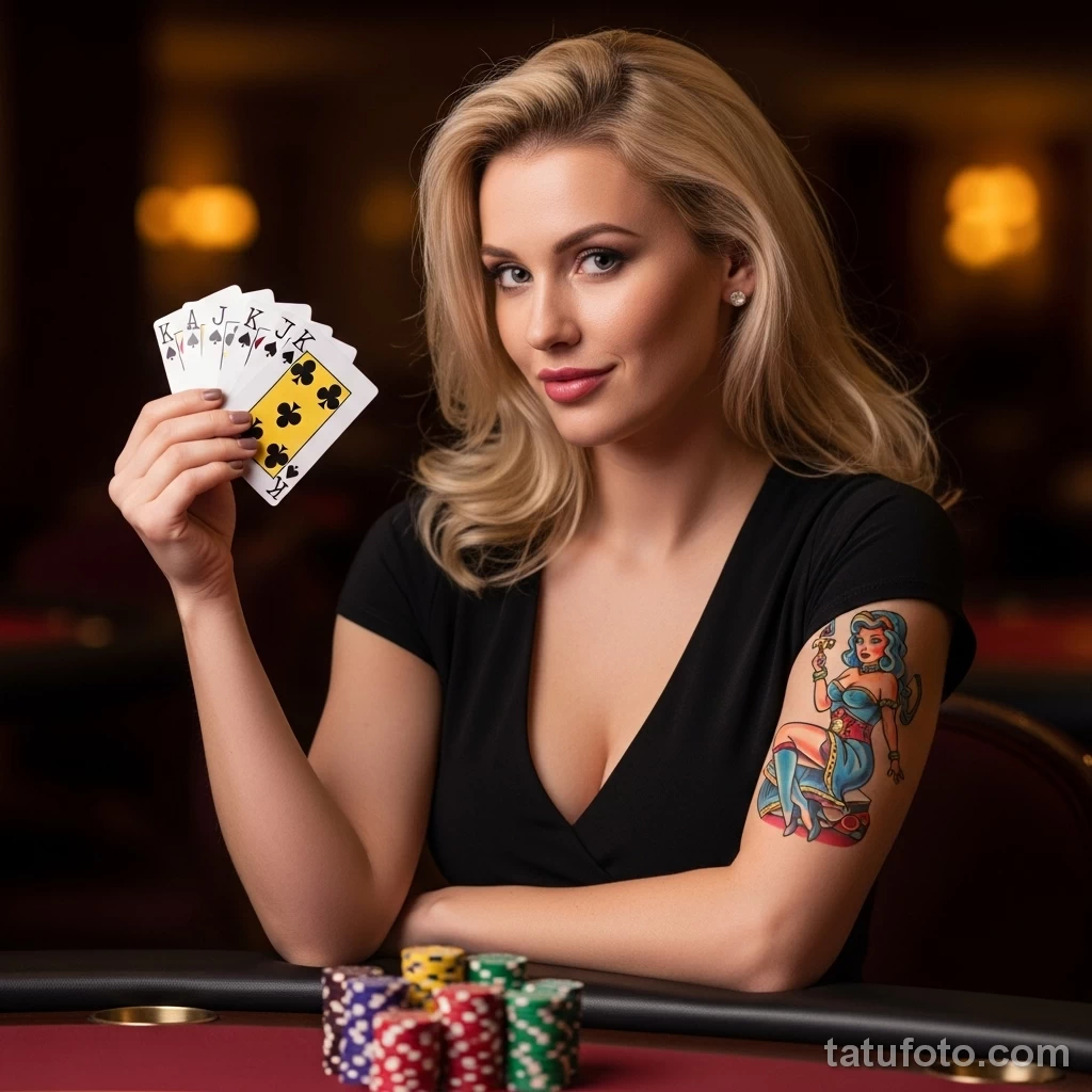 Красивая модель с татукартинка на тему игры 11072025 №01 — tatufoto.com