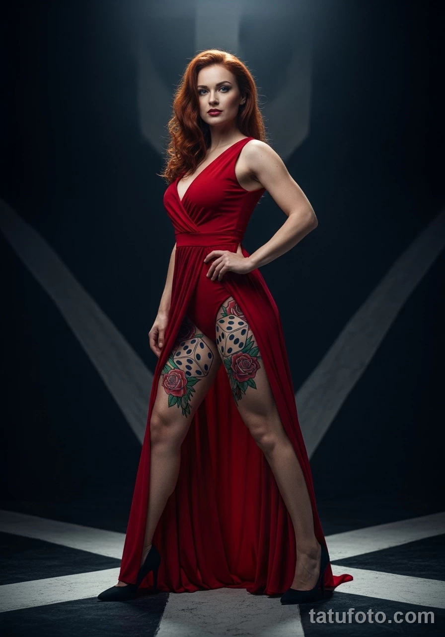 Красивая модель с татукартинка на тему игры 11072025 №04 — tatufoto.com
