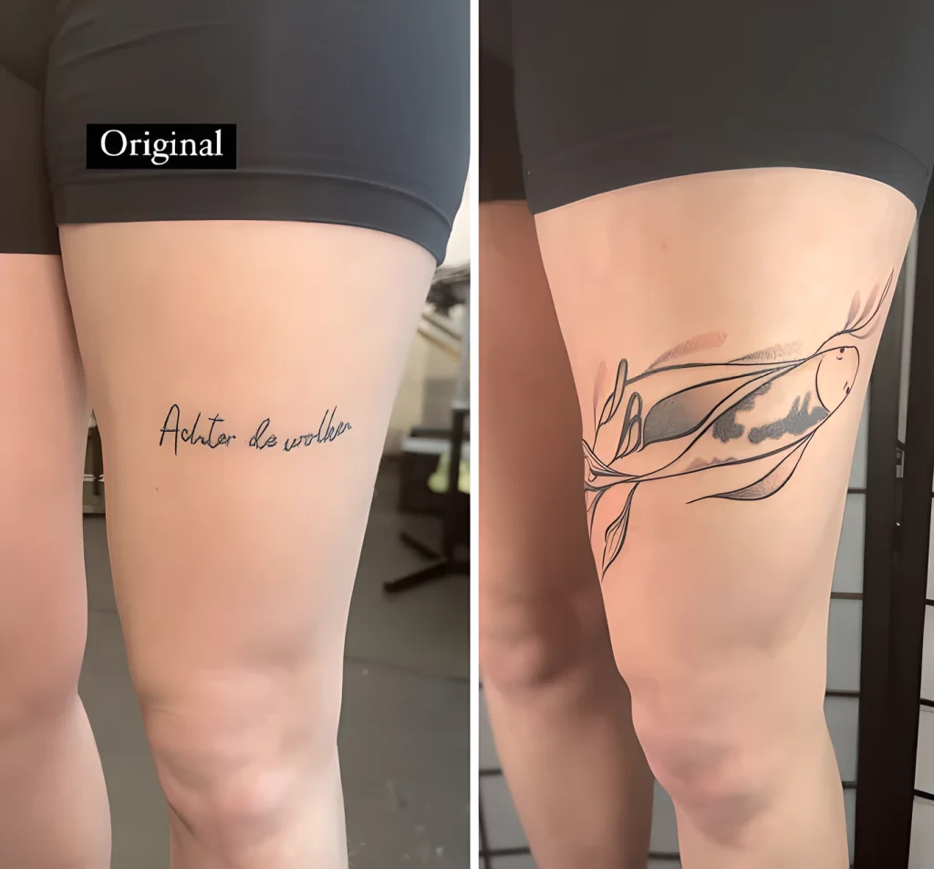 Мастер кавер-ап тату взрывает TikTok 2025 №04 - tatufoto.com