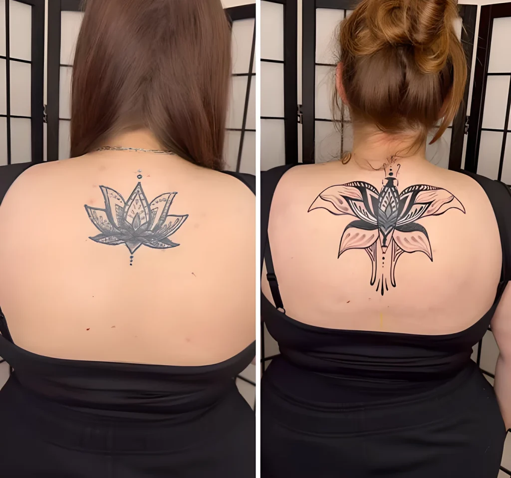 Мастер кавер-ап тату взрывает TikTok 2025 №07 - tatufoto.com